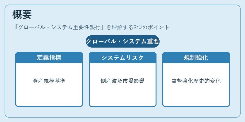 概要（グローバル・システム重要性銀行）の図解