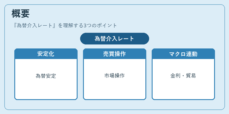 概要（為替介入レート）の図解