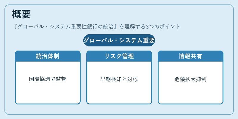 概要（グローバル・システム重要性銀行の統治）の図解