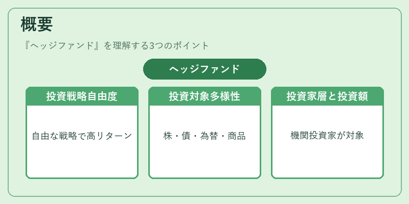 概要（ヘッジファンド）の図解