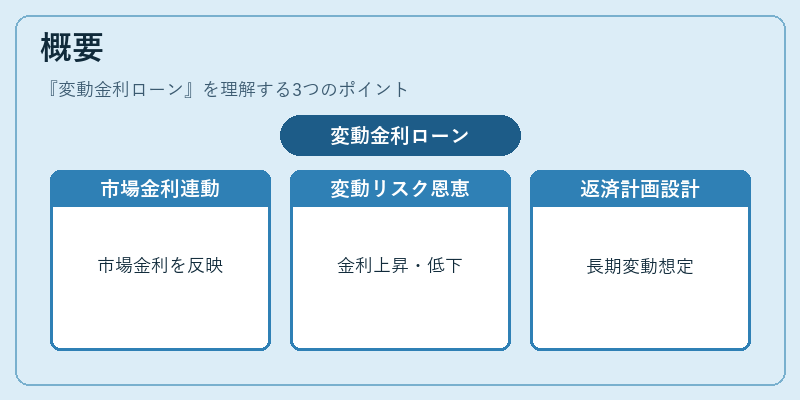 概要(変動金利ローン)の図解