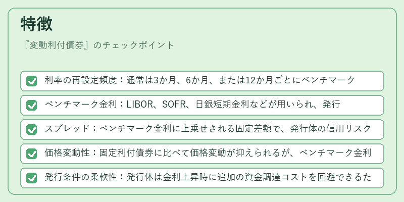 特徴(変動利付債券)の図解
