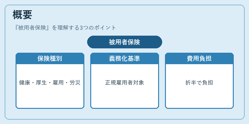 概要(被用者保険)の図解