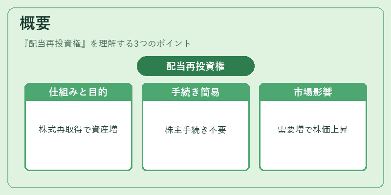概要（配当再投資権）の図解