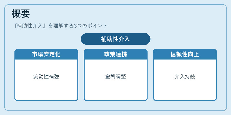概要(補助性介入)の図解