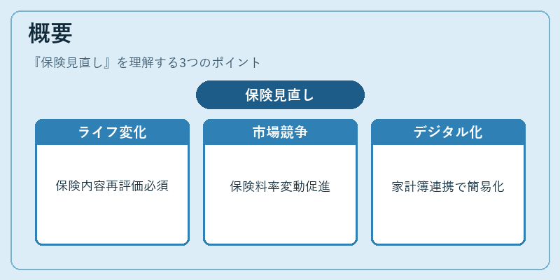 概要（保険見直し）の図解