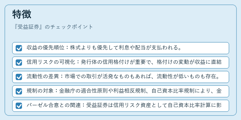 特徴(受益証券)の図解