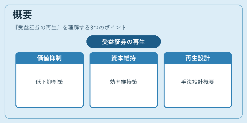 概要（受益証券の再生）の図解
