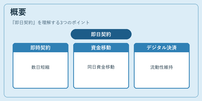 概要（即日契約）の図解
