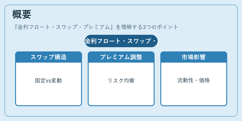 概要（金利フロート・スワップ・プレミアム）の図解