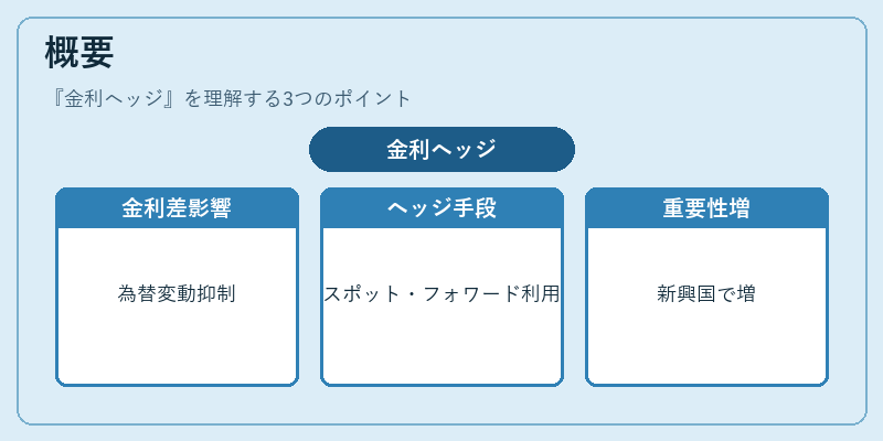 概要（金利ヘッジ）の図解