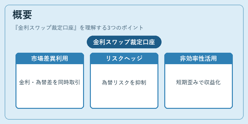 概要（金利スワップ裁定口座）の図解