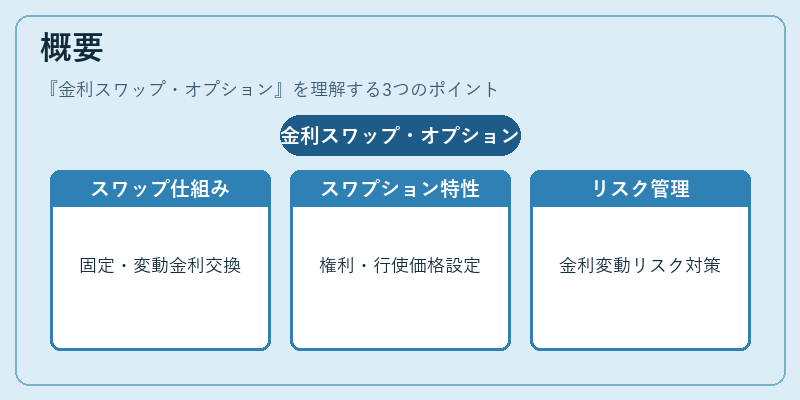 概要（金利スワップ・オプション）の図解