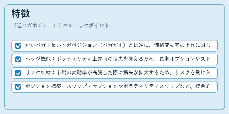 特徴（逆ベガポジション）の図解