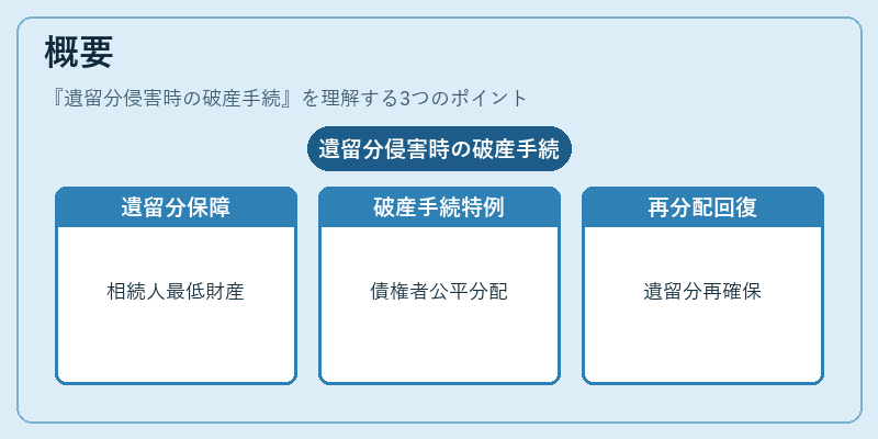 概要（遺留分侵害時の破産手続）の図解