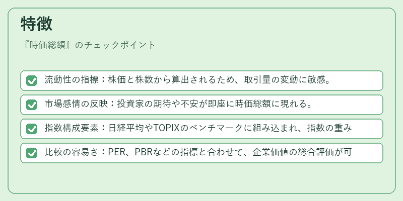 特徴(時価総額)の図解