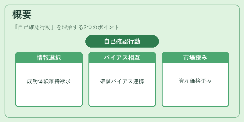 概要（自己確認行動）の図解