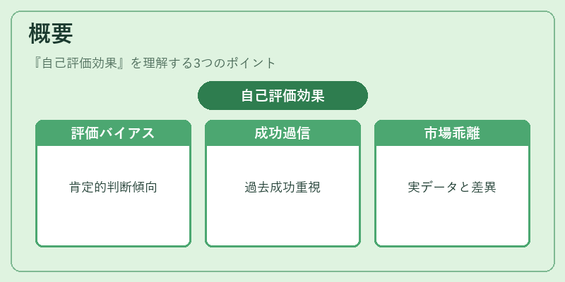 概要（自己評価効果）の図解