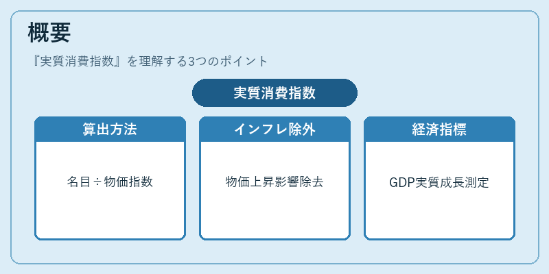 概要（実質消費指数）の図解