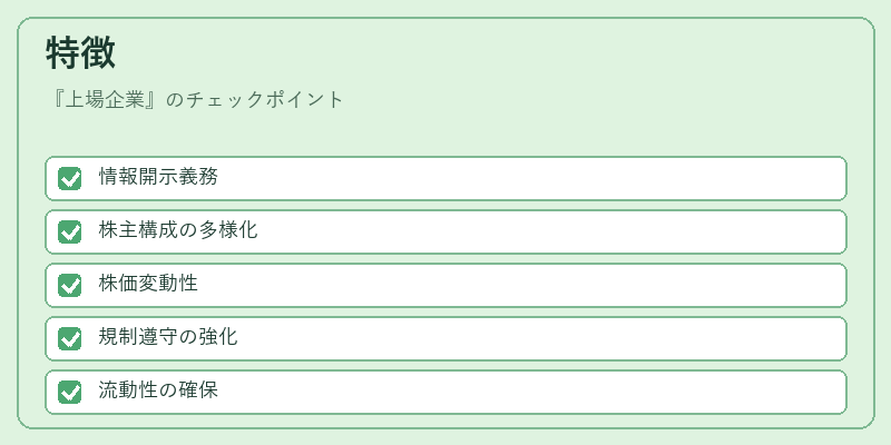 特徴(上場企業)の図解
