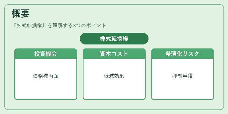 概要(株式転換権)の図解
