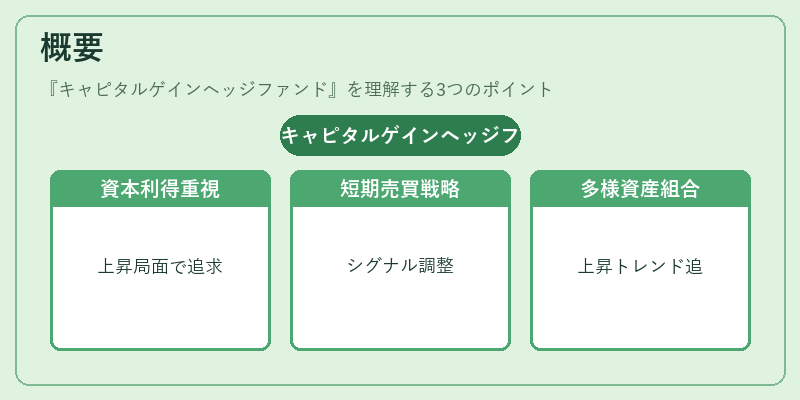 概要(キャピタルゲインヘッジファンド)の図解