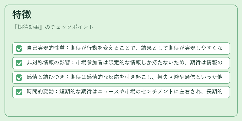 特徴（期待効果）の図解