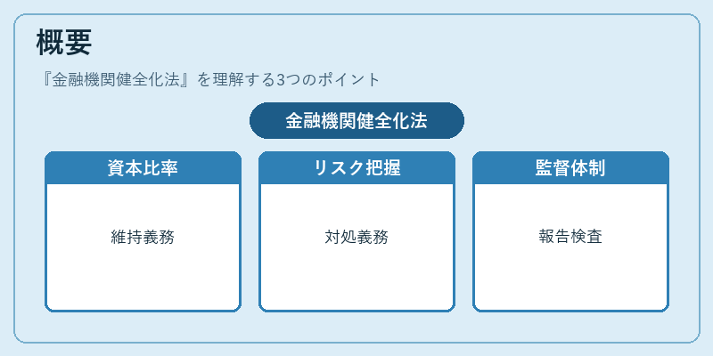概要（金融機関健全化法）の図解