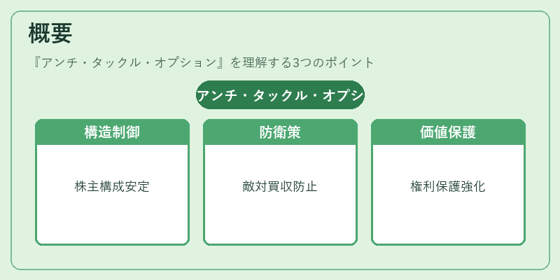 概要(アンチ・タックル・オプション)の図解