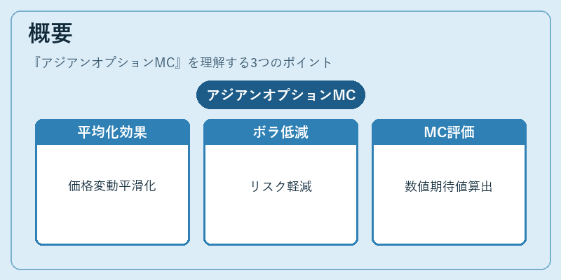 概要(アジアンオプションMC)の図解