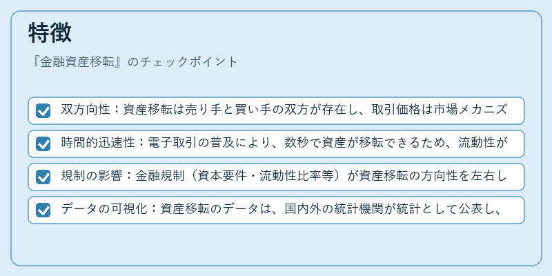 特徴(金融資産移転)の図解