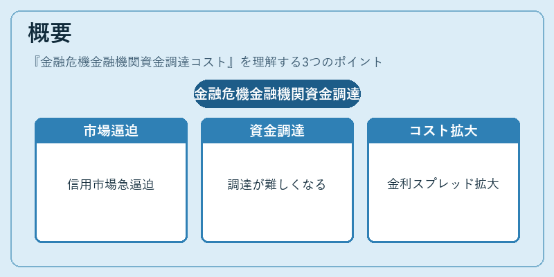 概要(金融危機金融機関資金調達コスト)の図解