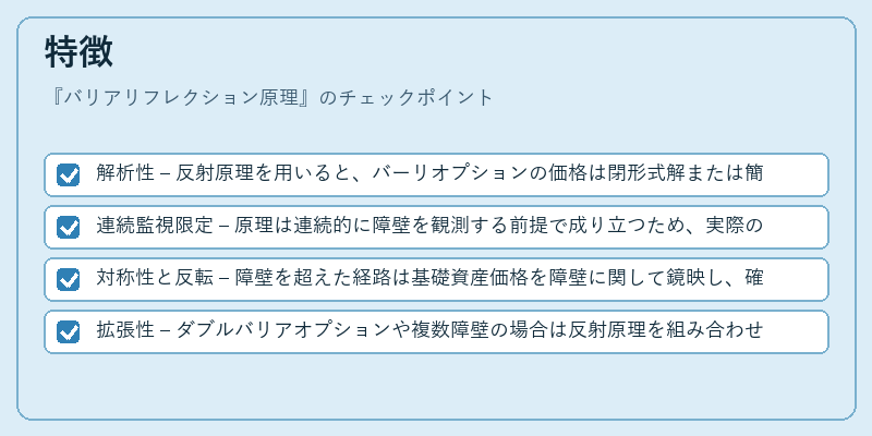 特徴（バリアリフレクション原理）の図解