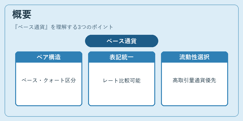 概要（ベース通貨）の図解