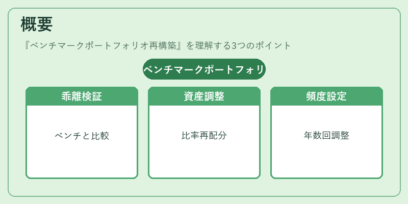 概要（ベンチマークポートフォリオ再構築）の図解
