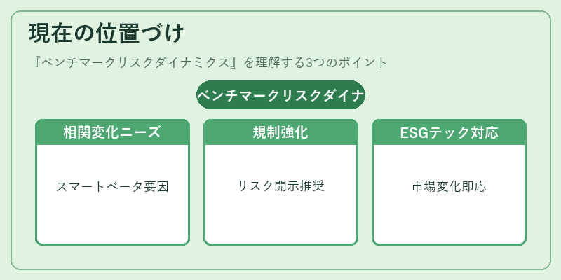 現在の位置づけ(ベンチマークリスクダイナミクス)の図解