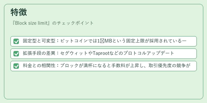 特徴(Block size limit)の図解