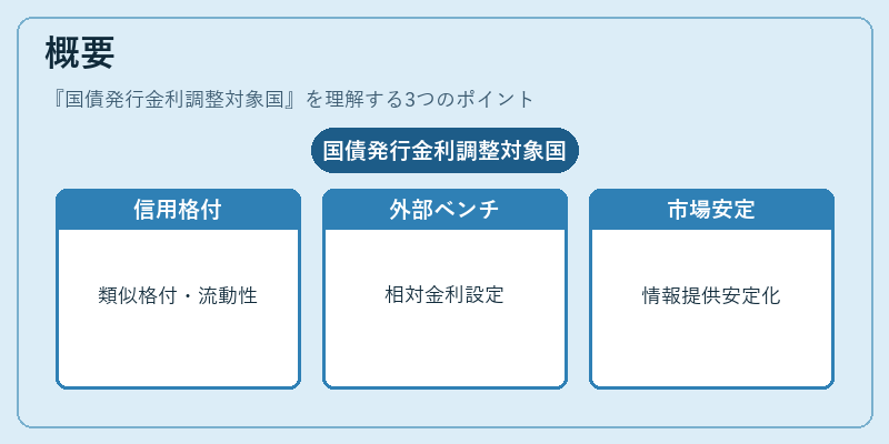 概要（国債発行金利調整対象国）の図解