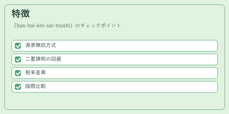 特徴（bun-hai-kin-sai-toushi）の図解