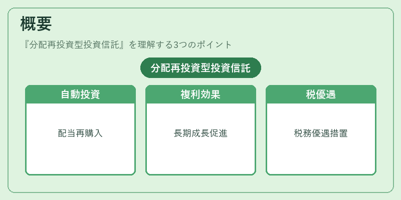 概要(分配再投資型投資信託)の図解