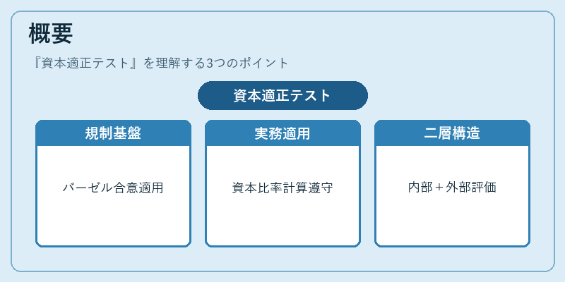 概要（資本適正テスト）の図解