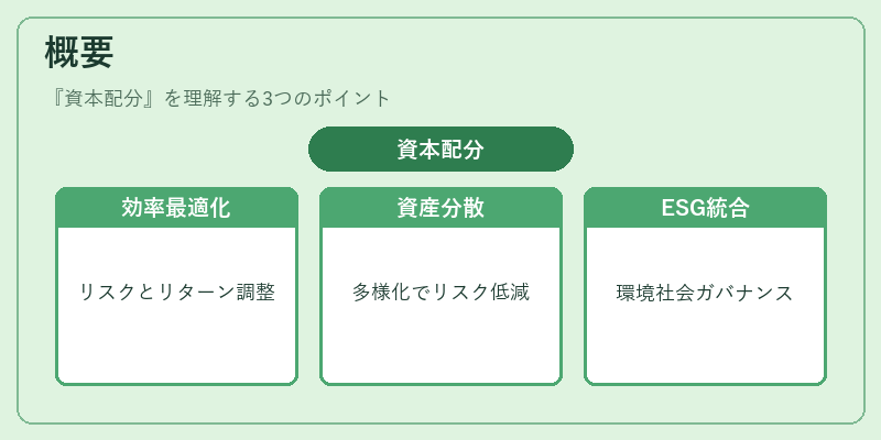 概要（資本配分）の図解