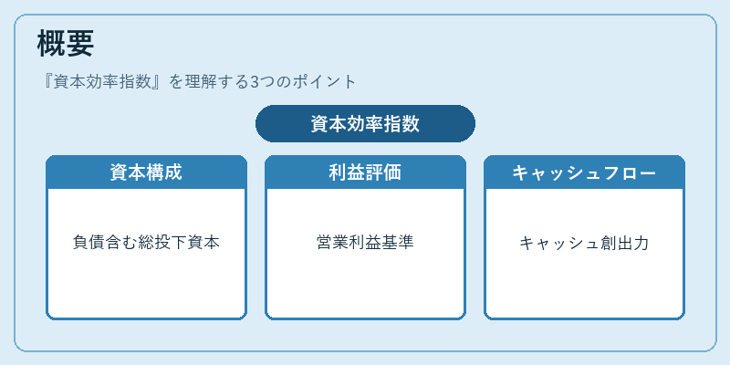 概要（資本効率指数）の図解