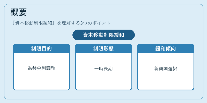 概要(資本移動制限緩和)の図解