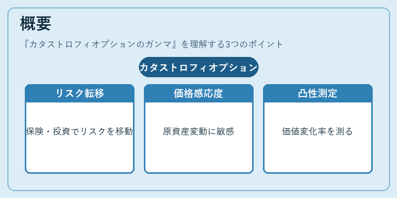 概要（カタストロフィオプションのガンマ）の図解