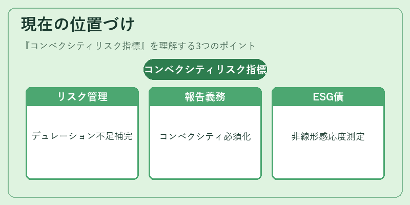 現在の位置づけ（コンベクシティリスク指標）の図解