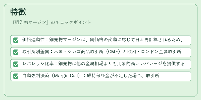 特徴(銅先物マージン)の図解