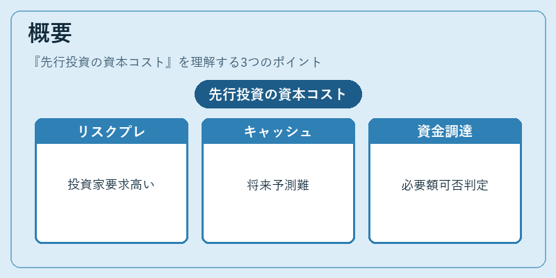 概要（先行投資の資本コスト）の図解
