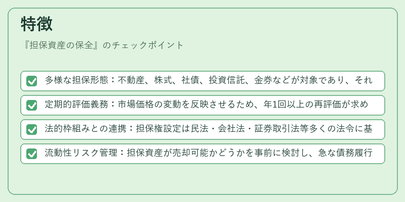特徴（担保資産の保全）の図解