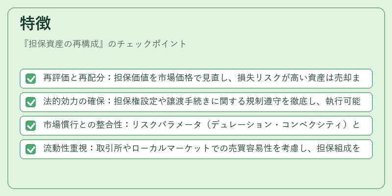 特徴（担保資産の再構成）の図解